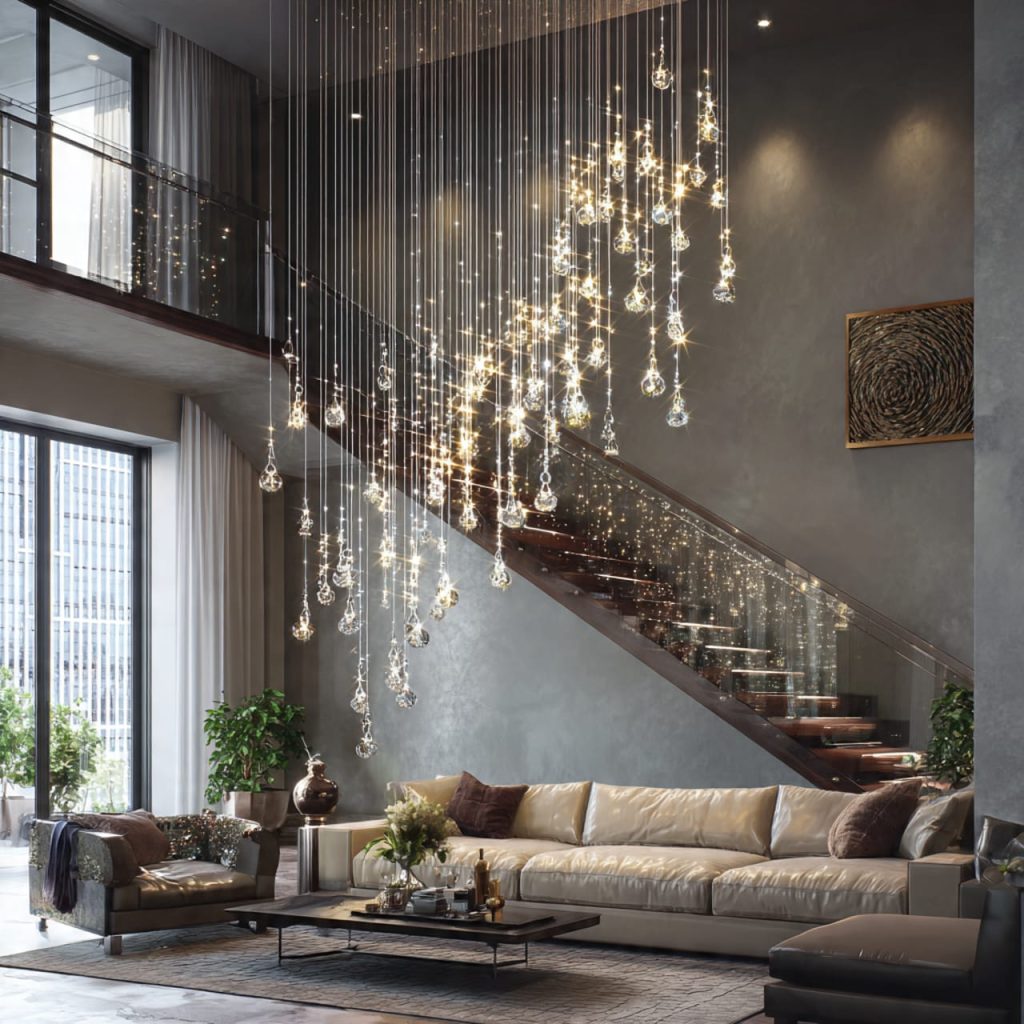 Raindrop Crystal Chandelier
