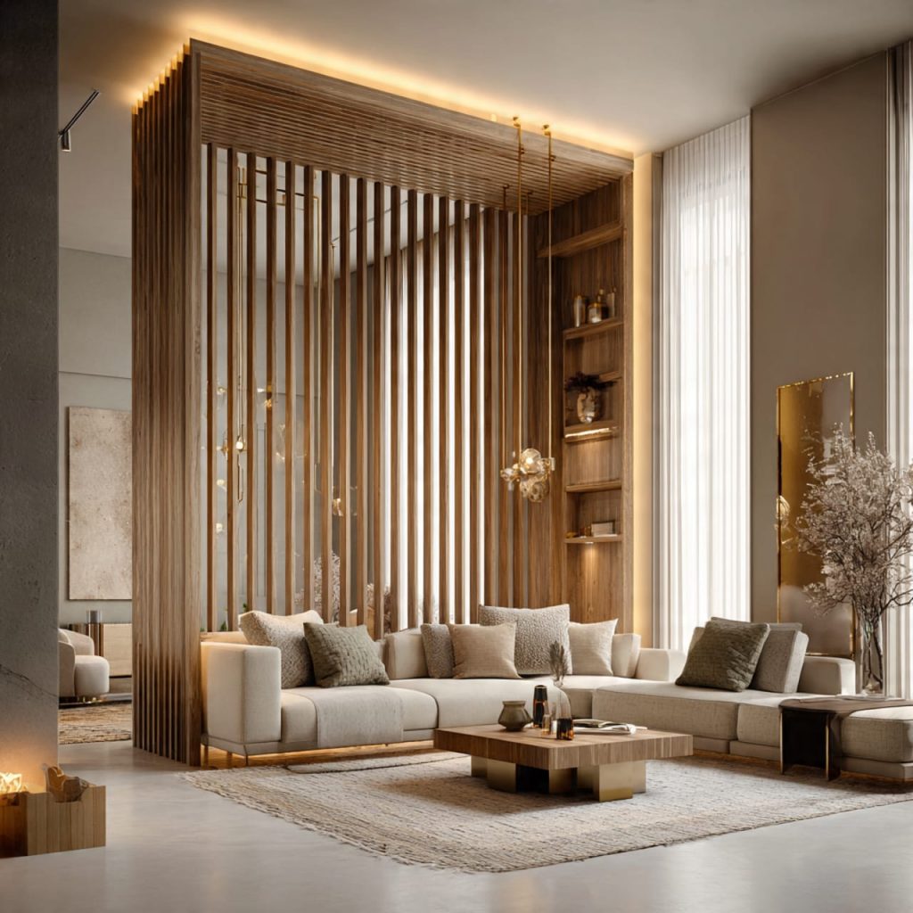 CNC Wood Partitions Effortlessly Refined Luxury