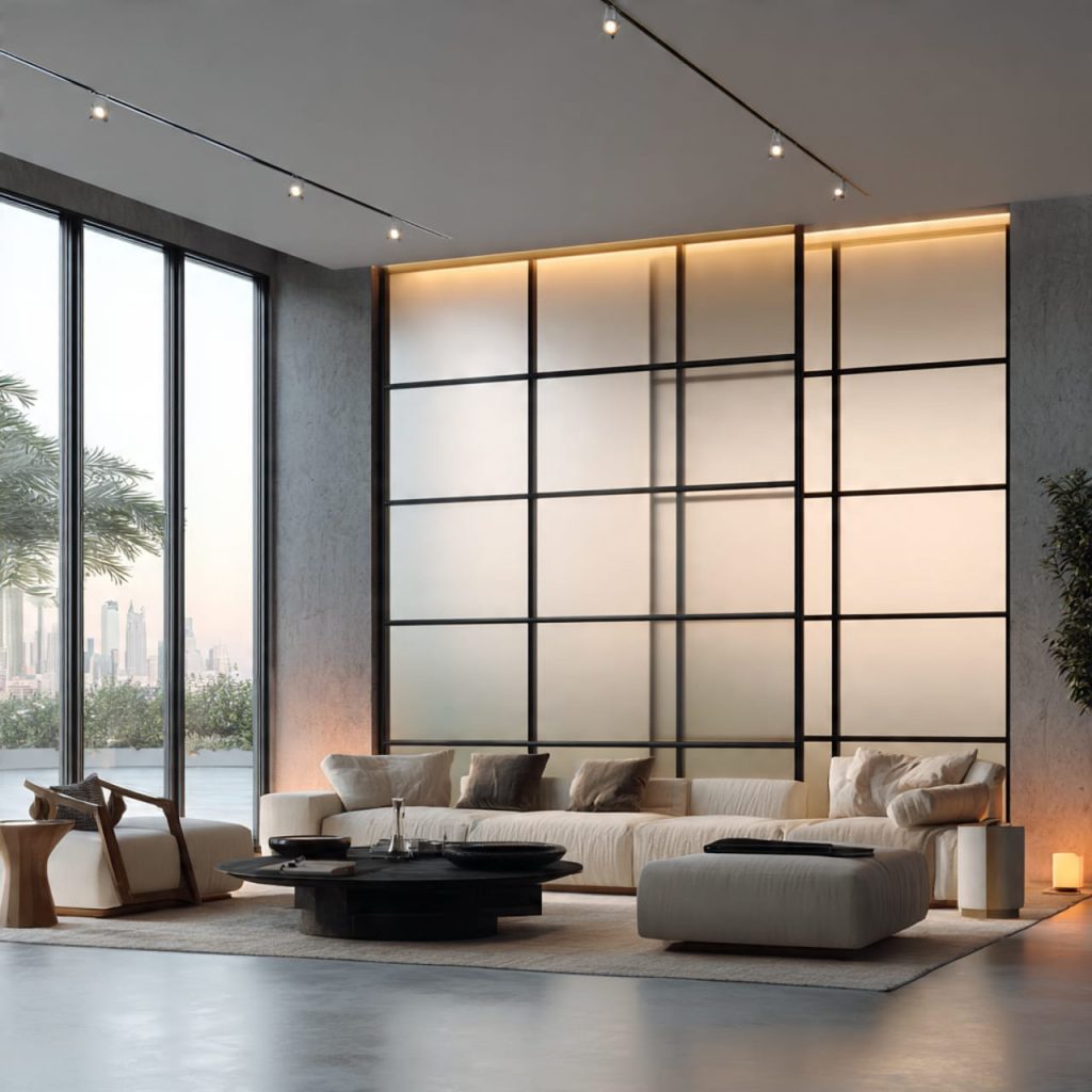Frosted Glass Partitions Soft and "Grown up" Sophistication
