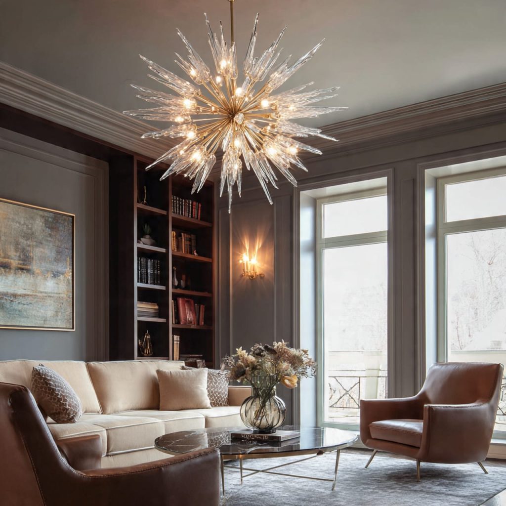 Sputnik Crystal Chandelier 