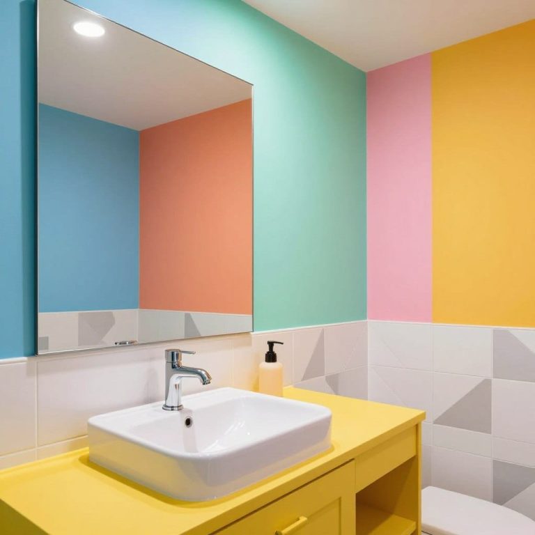 Bright Paint Colors for Bathrooms with No Windows