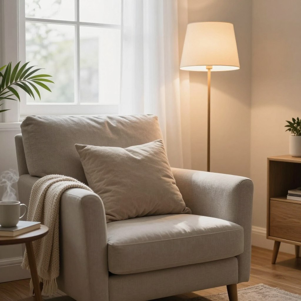 Empty Corner in Living Room Ideas
