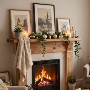 Living Room Mantle Decor Ideas