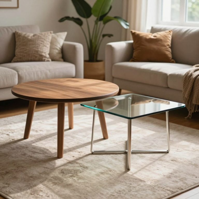 Round vs Square Coffee Tables